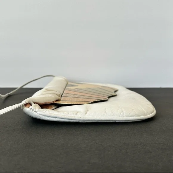 Vintage leather Moon Bag by Patricia Smith in 1987 - Picture 4 of 14